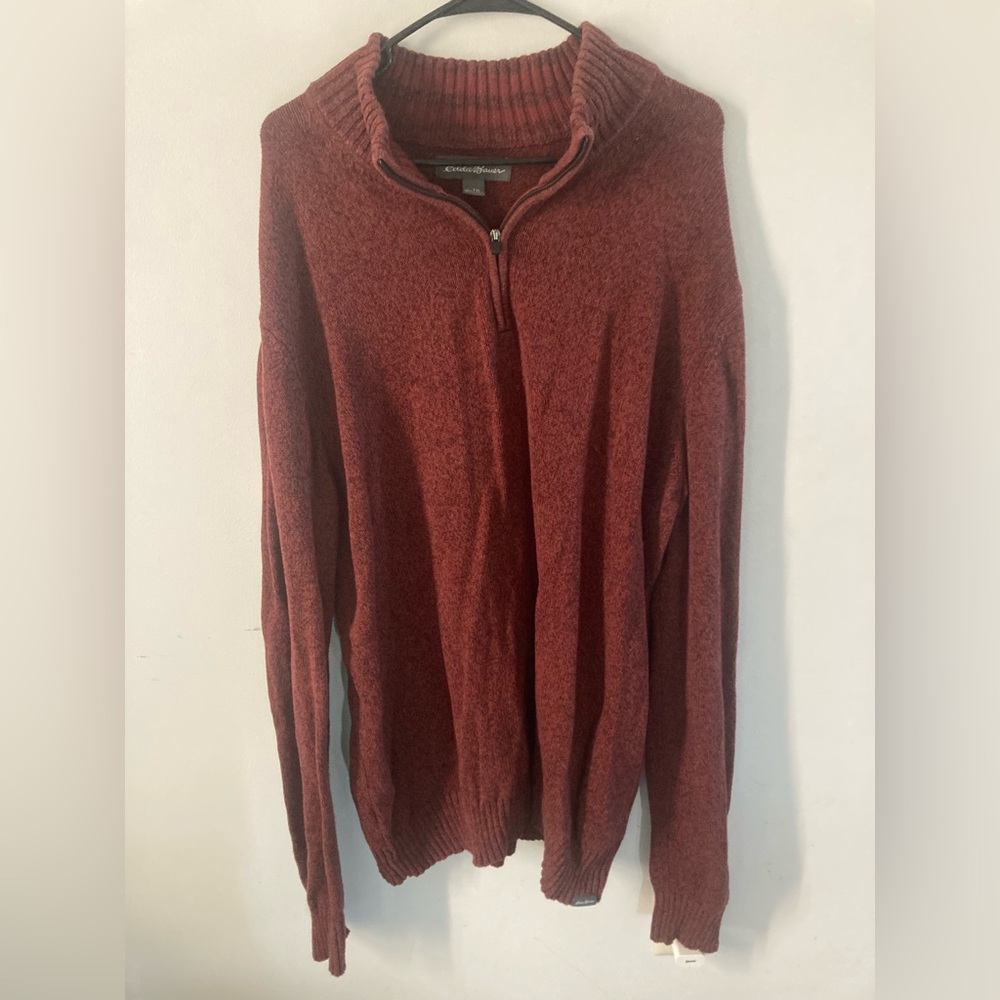 EDDIE BAUER MENS SWEATER 100% COTTON SIZE TXL